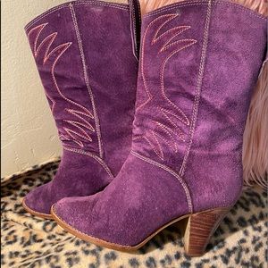 Vintage Suede Boots